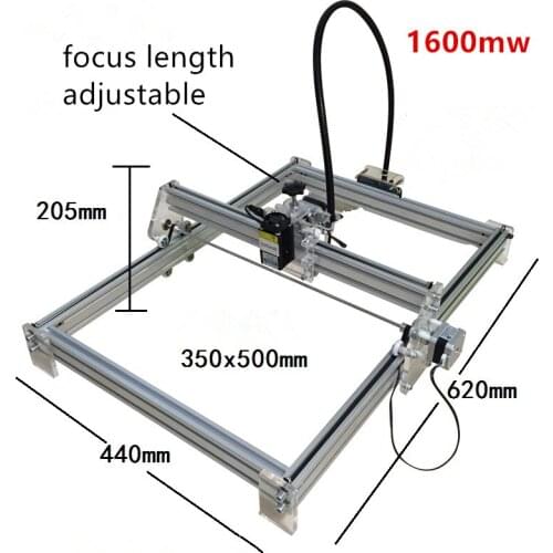 1600mw diy laser machine for teaching laser engraving machine,diy laser cutting machine,working area 35*50cm,marking machine