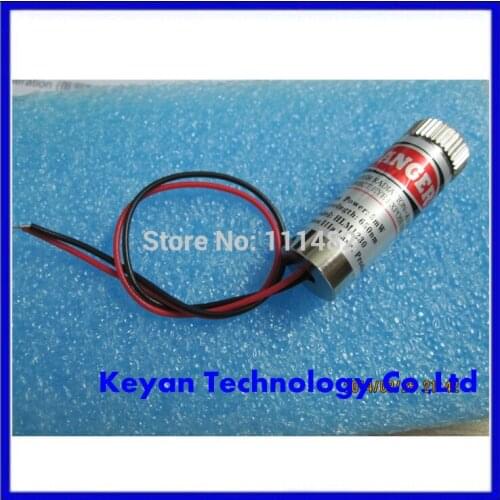 2pcs 650nm 5mW Red Laser Line Module Glass Lens Focusable Industrial Class