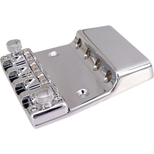 4 String Hard Tail Fixed Bass Guitar Bridge For Guitar Bass Replacement Part