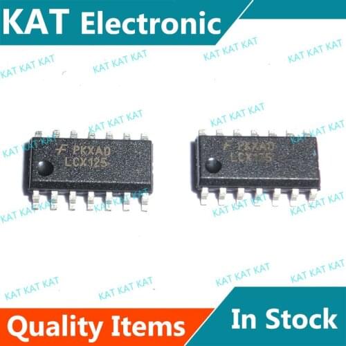 5PCS/Lot LCX125 LC125 74LCX125MX 74LCX125SJ 74LCX125BQX 74LCX125MTCX Low Voltage Quad Buffer with 5V Tolerant Inputs and Outputs