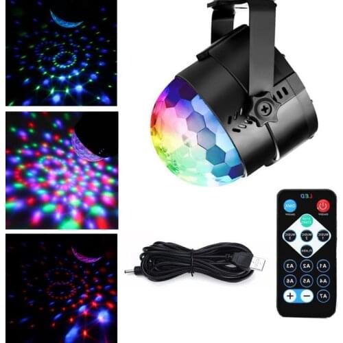 Car Lamp USB Light DJ RGB Mini Colorful Music Sound Light Portable Sound Control Party Light Atmosphere Lamp Welcome Light