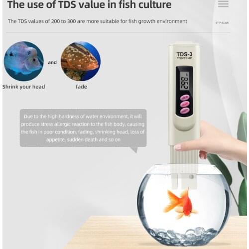 10PCS/LOT Digital TDS Meter Tester Filter Water Quality Purity tester high quality calibrate by hold/temp 20% off