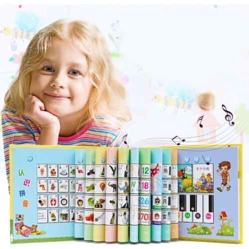 Child Kids English Chinese Learning Machine Point Reading Picture Bilingual Book Early Education Intelligence Puzzle Storybook