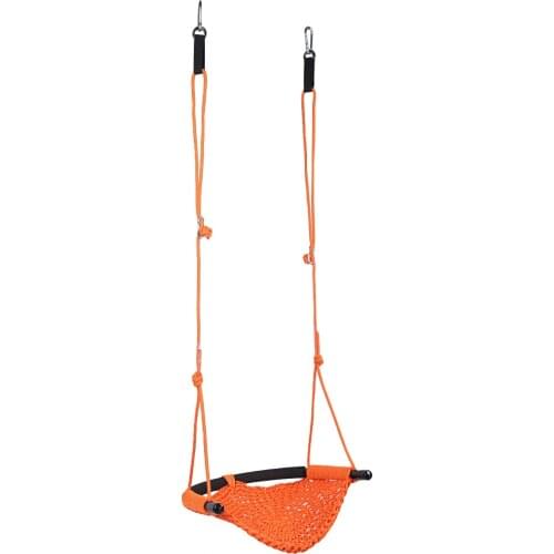 Kid Indoor Outdoor Swing Hammock Steady Toddler Swing Seat Adjustable Ropes Hand-kitting Rope Swing Seat Great Tree Playground