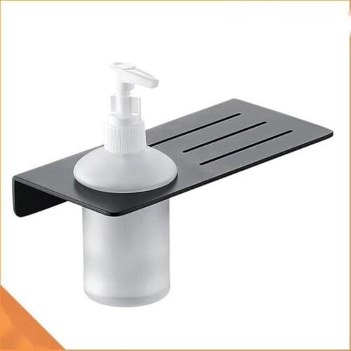 Stainless Steel Soap Dispenser Bathroom Pendant Hardware Bathroom Soap Dispenser Fashion Black Soap Dispenser