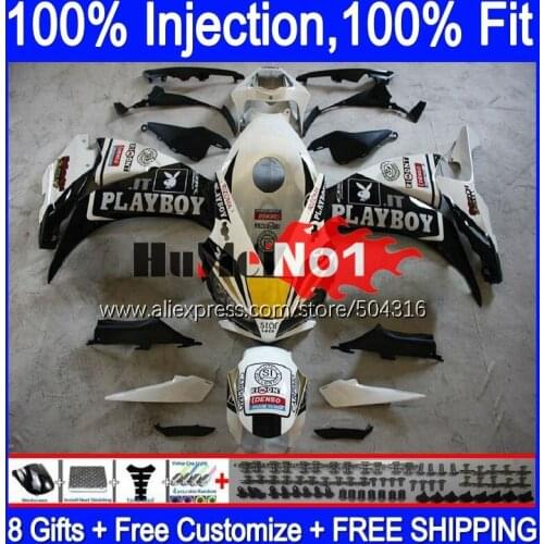 Injection For HONDA CBR 1000RR 1000 CBR1000 RR 2012 2013 14 15 16 118MC.36 CBR1000RR 12 13 2014 2015 2016 Fairing white black