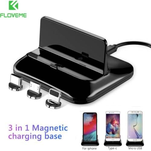3 in 1 Magnetic Phone Charger Holder For Apple Watch Dock Wireless Charger For Airpods Stand Holder For iPhon Charging Bracket