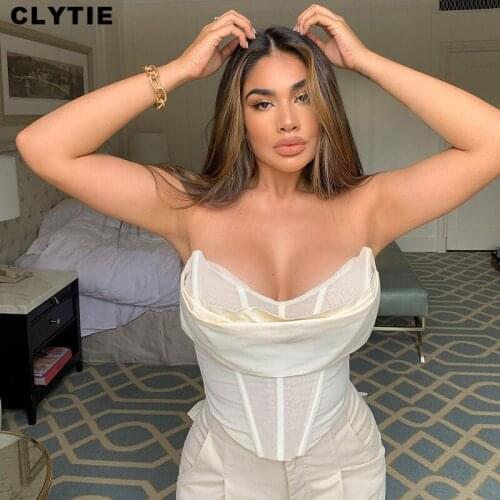 Clytie New Spring Mesh T Shirt For Women Patchwork Skinny Ladies Sexy Style Fashion Streetwear Female 2021 Outside Top