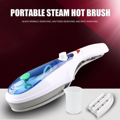 Portable Handheld Home Travel Thermostatic Electric Steam Iron Clothes Brush Steamer Tool