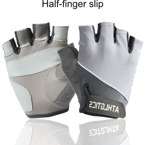 Unisex Anti Slip Shock Breathable Half Finger Gloves Half Breathable Cycling Bicycle Bike Gloves Outdoor Sport Hot Sell