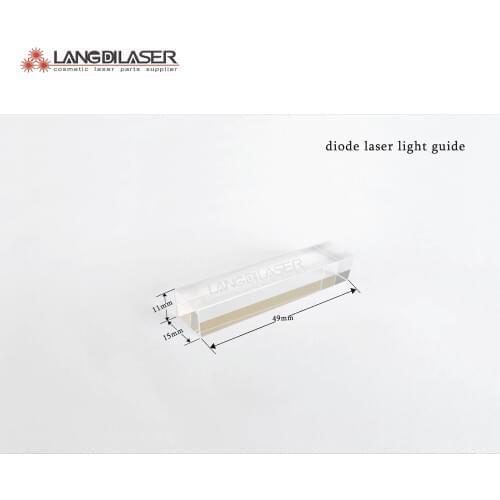 Diode laser 808nm~810nm optical prism guide crystal with material sapphire