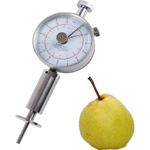 Pointer Fruit Sclerometer Analog Portable Hardness Tester of Pears Oranges Fruit Penetrometer GY-1
