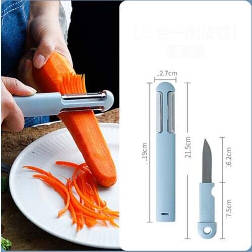Grater household kitchen vegetable potato planer multi-function stainless steel kitchen fruit scraping knife peeler