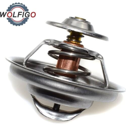 WOLFIGO Engine Coolant Thermostat For Audi A4 A6 A8 100 90 Allroad VW Golf Jetta Passat 078121113F 077121113 078 121 113 F