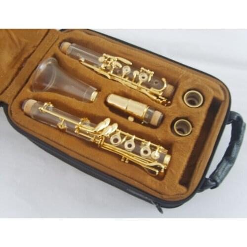 High-grade clarinet,Bb the transparent clarinet,The key to the gilded