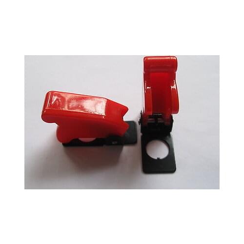12 pcs Opaque Red Safety Flip Cover for Toggle Switch