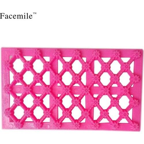 Facemile 1PCS Flowers Shape Cake Fondant Cookie Embosser Cutter Mold Icing Embossing Biscuit Sugar Craft 03118