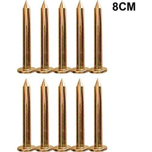 10pcs/set 3/5/7/8/10cm Surveying Steel Nails Survey Marker Cross Measuring Nails Boundary Mark Survey Stakes S06 21 Dropshipping