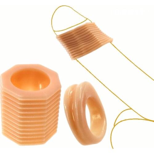 2Pcs Foreskin Complex Penis Glans Foreskin Repair Lock Ring Sleeves Breathable Males Delayed Rings, Free Shipping