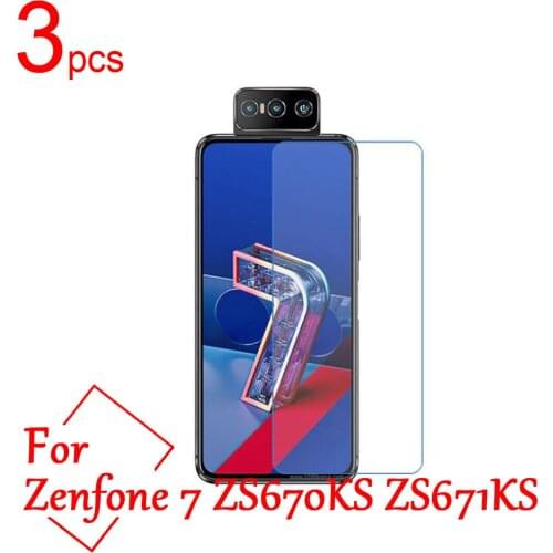 3pcs Ultra Clear/Matte/Nano-Anti Explosion LCD Screen Protector Cover for Asus Zenfone 7 ZS670KS ZS671KL 6.67 Protective Film