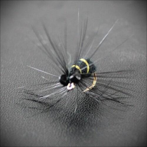 Bee style universal dry fishing flies f044 10# 14# hook