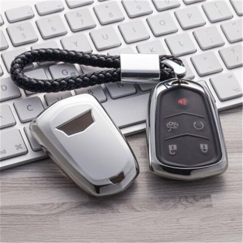 Car Styling TPU Car Key Cover Case For Cadillac CTS Escalade SRX ATS STS XTS CT6 XT5 Key Shell Car Accessories