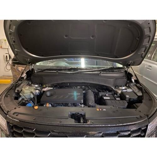For Kia Seltos 2019-2020 India Version Front Hood modify Gas Spring Carbon Fiber Lift Supports Struts Rod Shocks