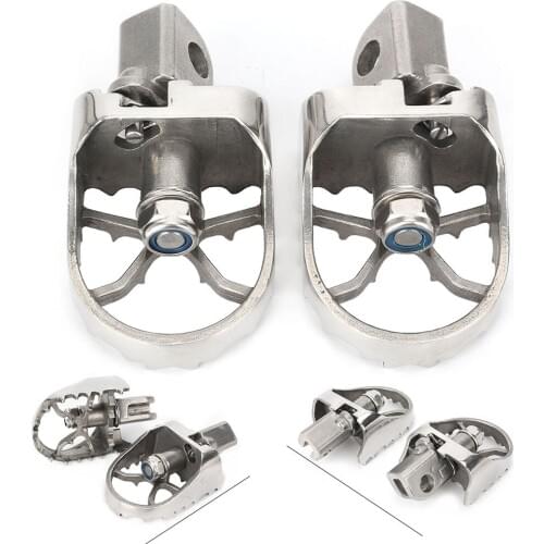 Motorcycle Rotary Foot Pegs Footpegs Pedals For KAWASAKI Versys 650 2007 2008 2009 2010 2011 2012 2013 2014 2015 2016 Stainless