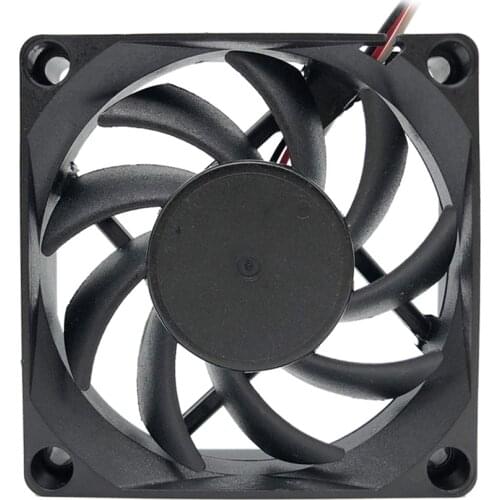 GOOD 2 Pieces F7015 70mm Desktop Fan Cooler Computer Cooling Fan 12V Low Noise 3 Pin Connector PC Fan Controller