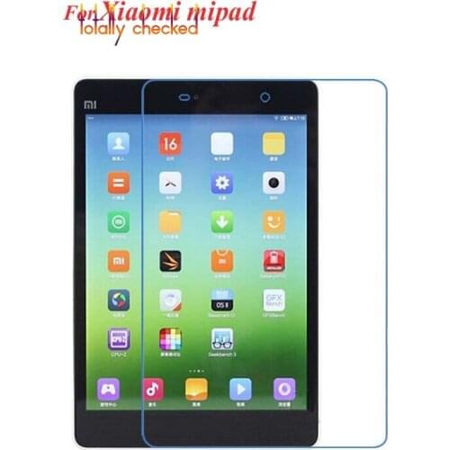 Real Glass for Xiaomi Mipad Mi pad 7.9 + Cleaning Kit + Strong Box 9H Tempered Glass Screen Protector Film