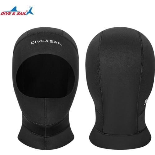 3MM New Scuba Diving Cap Neoprene Protect Hair Swimming Hat With Shoulder Snorkeling Surf Equipment Hat Hood Neck Cover Natation