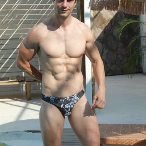 2020 new sexy floral printing swimsuits men beach shorts board surfing swimming trunk pool men swimwear swim briefs shorts