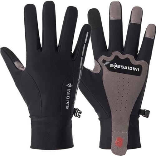 Mountaineering Winter Outdoor Sports Men Gloves Touch Screen Waterproof Windproof Warm Cycling Velvet Skiing Buckle Women Gloves