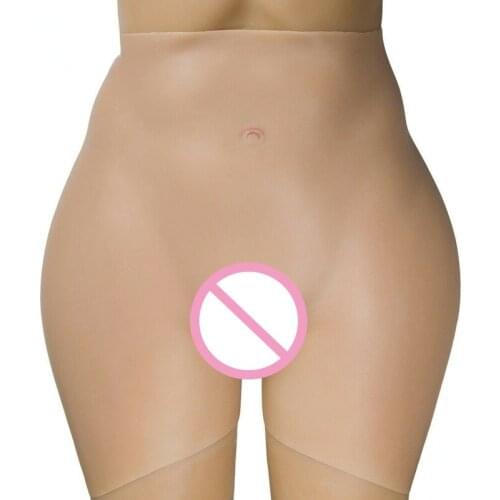 Full Silicone Buttocks Hips Shaper Vagina Panty Transvestism Pants