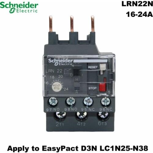 Schneider Electric LRN22N contactor LR-N22N 16-24A LC1N EasyPact D3N contactor thermal overload relay brand new original export