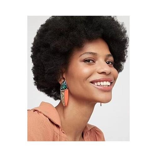 Fashion temperament Stud Earrings Stone Geometric Earrings Round Triangle Design Punk Earring party Jewelry Brincos