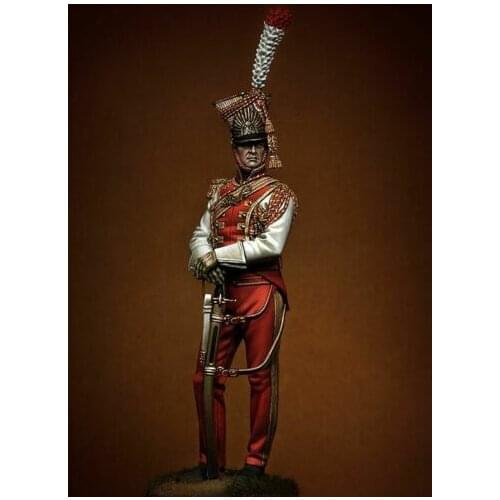 Unassambled 1/18 90mm ancient templar stand with hat (WITH BASE ) Resin figure miniature model kits Unpainted