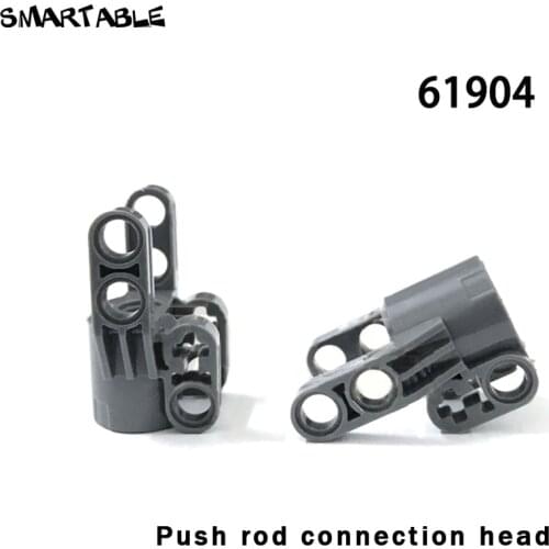 Smartable Technic Push Rod Connection Head Building Block Part Toys for Children Compatible Technic 61904 10pcs/Set