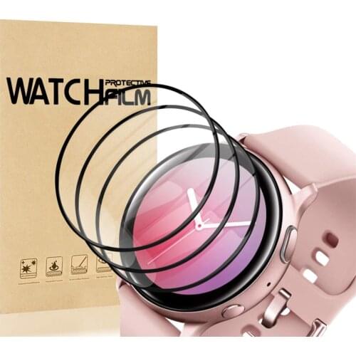 Protector full film for Samsung Galaxy Watch Active 2 40mm 44mm gear S3 frontier 46mm 42mm S2 Polymer Screen HD Anti-Bubble