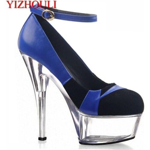 Women wear high heels, sexy roman-style high-heeled pumps, and women Dance Shoes 15cm