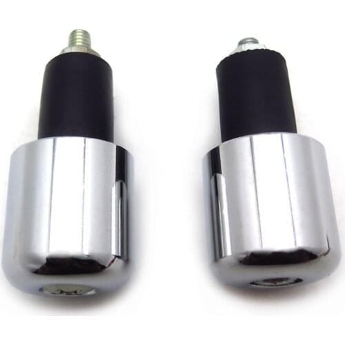 Aftermarket free shipping motorcycle parts 2PC Handle Bar End Plug Grip Ends Caps For 22mm 7/8" Handle Bars Motorcycles ATV chro