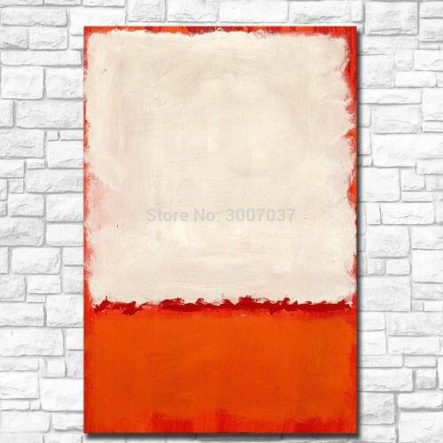 Free Shipping Mark Rothko 100% Hand painted Oil Painting Home Decor On Canvas Modern Wall Art Canvas Painting ship by DHL Fedex