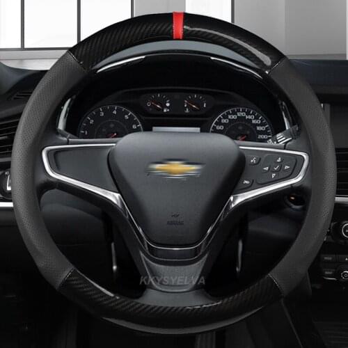 Car Steering-wheels Cover 37 38cm 15" for For Holden Chevrolet Cruze Malibu Sail Spark Captiva Equinox Trax/Tracker AVEO Lova RV