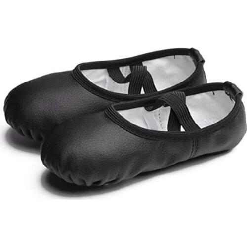 Size 36 Black Ballet Shoes Girls Toddler Shoes Full Bottom Ballet Dance Shoes