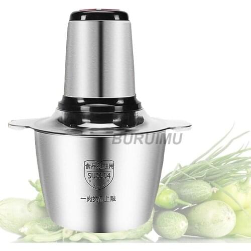 304 Stainless Steel Electric Meat Chopper Meat Grinder Mincer Capacity Food Processor