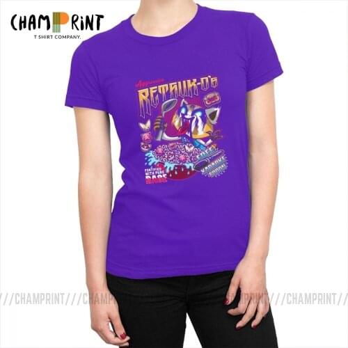 Death Metal Karaoke Kala Aggretsuko T Shirts Aggressive Retsuko Women Tee Shirt Tops Cotton T-shirt for Female Big Size Clothing