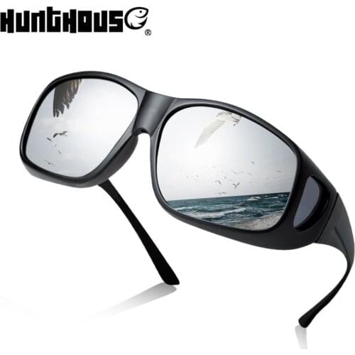 Hunthouse Polarized Fishing Glasses Outdoor Sports Sunglasses Men Women Camping Hiking Driving Cycling Eyewear