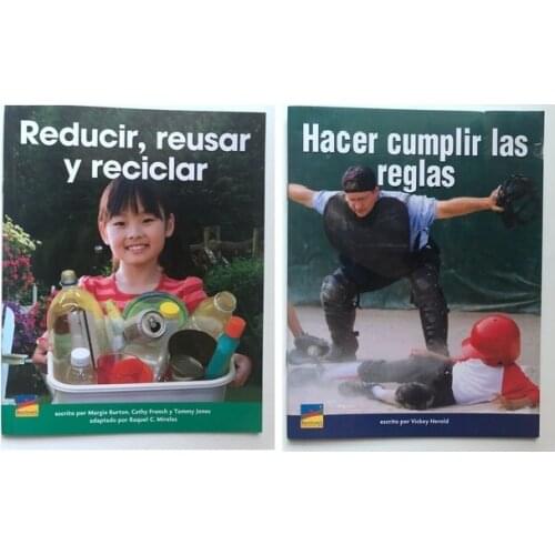 2 books Parent Child Kids Youth Popular Science Spanish Book Rules Environment Protection Learning Reading Picture Book Age 5 up