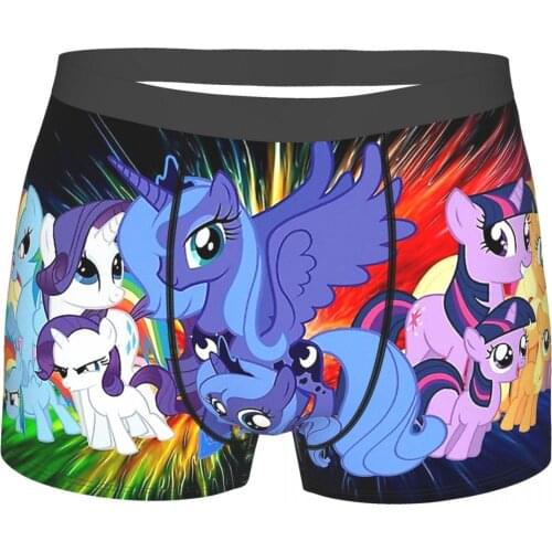 Someone Special! My Little Pony Underpants Breathbale Panties Mens Underwear Ventilate Shorts Boxer Briefs