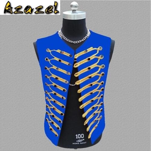 Hot 2020 New Arrival Dress Vests For Men Slim Fit Mens Fashion DJ Vest Male Waistcoat Gilet Homme Casual Sleeveless Jacket S-3XL